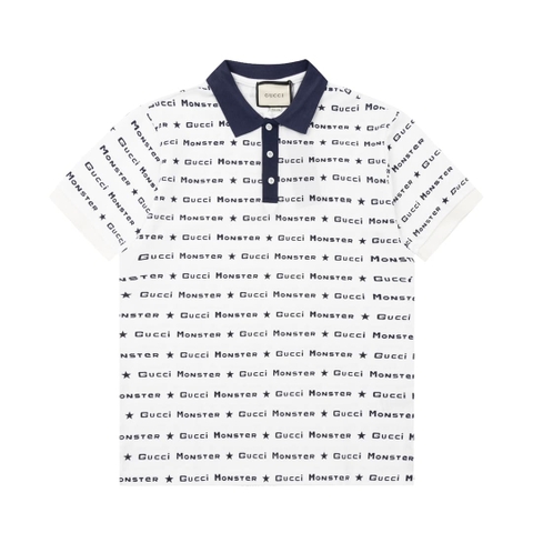 ÁO GUCCI POLO SHIRT MÀU TRẮNG UNISEX