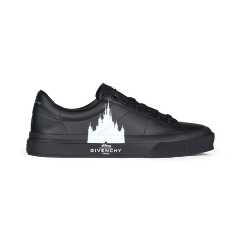 GIÀY GIVENCHY City Sport Disney Castle Sneakers in Leather-Black