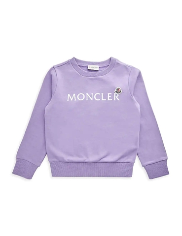 ÁO MONCLER Logo-print cotton sweatshirt 4-14 years
