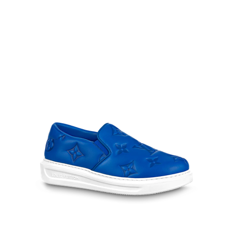 GIÀY LOUIS VUITTON BEVERLY HILLS SLIP ON BLUE