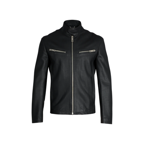 ÁO LOUIS VUITTON LEATHER BIKER JACKET