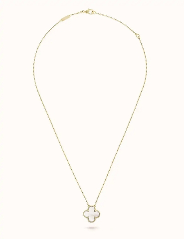 Dây chuyền VAN CLEEF & ARPELS Vintage Alhambra gold and mother-of-pearl pendant 18K GOLD