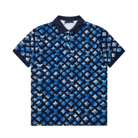 ÁO LOUIS VUITTON POLO SHIRT MÀU XANH UNISEX