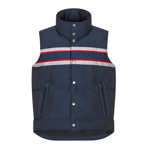 ÁO Dior Women Dioralps Sleeveless Down Jacket-Blue