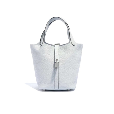 TÚI Hermès Birkin 30 Epsom Rouge Pivoine Silver Buckle khóa trắng