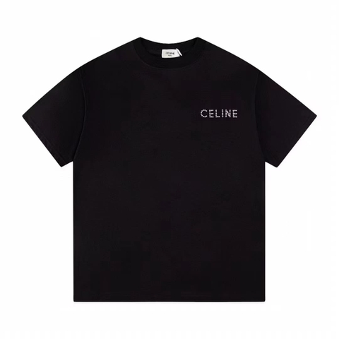 ÁO CELINE T SHIRT MÀU ĐEN UNISEX