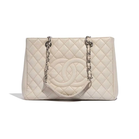 TÚI Chanel Shopping Tote GST Caviar Cream