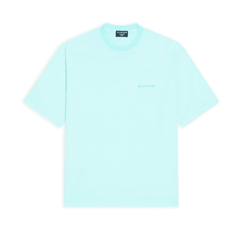 ÁO BALENCIAGA T SHIRT MÀU XANH UNISEX
