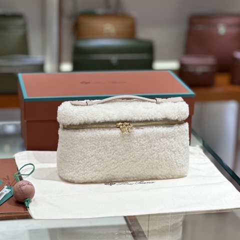 TÚI Loro Piana Women Extra bằng lông cừu CashFur 19