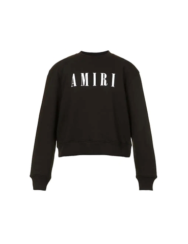 ÁO AMIRI Core brand-printed relaxed-fit cotton sweatshirt