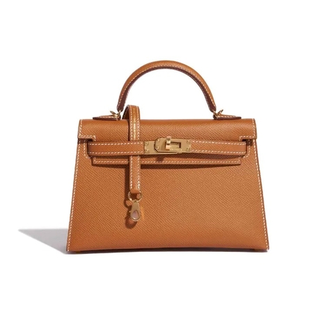 TÚI Hermès Kelly Mini Epsom Gold Buckle khóa vàng