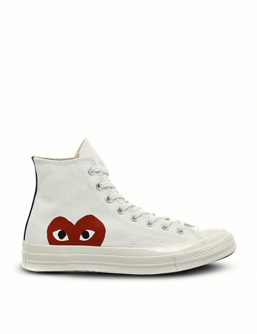 GIÀY COMME DES GARCONS Comme des Garçons PLAY x Converse 70s canvas high-top trainers