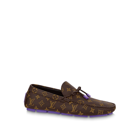 GIÀY LOUIS VUITTON LV DRIVER MOCCASIN EBENE