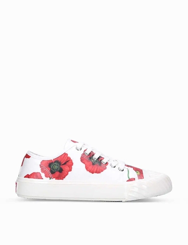 GIÀY KENZO Kenzoschool floral-print cotton low-top trainers
