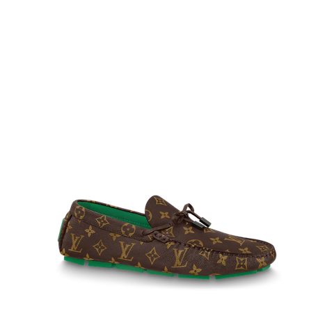 GIÀY LOUIS VUITTON LV DRIVER MOCCASIN EBENE