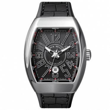 FRANCK MULLER V45 VANGUARD POLISHED STEEL AUTOMATIQUE