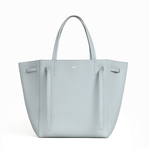 TÚI Celine Women Small Cabas Phantom in Soft Grained Calfskin-Blue