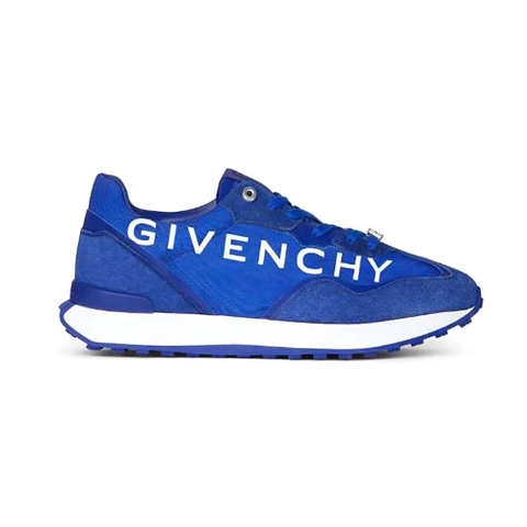 GIÀY GIVENCHY GIV Runner Sneakers in Suede Leather and Nylon-Blue