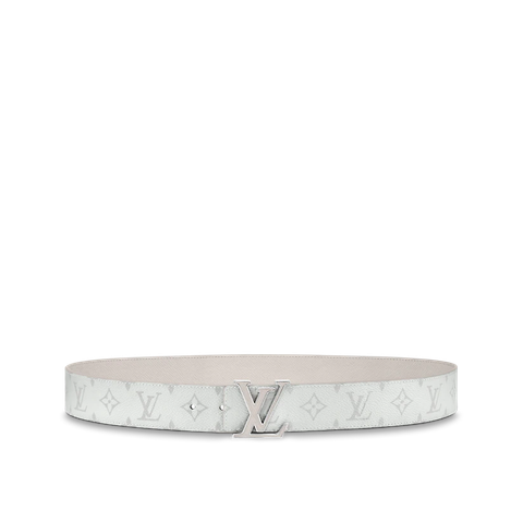 DÂY LƯNG LOUIS VUITTON LV INITIALES 40MM REVERSIBLE WHITE 2023