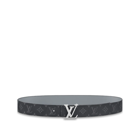 DÂY LƯNG LOUIS VUITTON LV INITIALS 40MM REVERSIBLE BLACK 2023