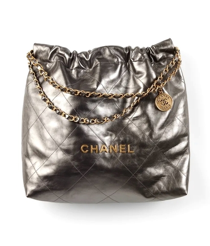 TÚI CHANEL 22 GOLD METAL RUTHENIUM BUCKLE