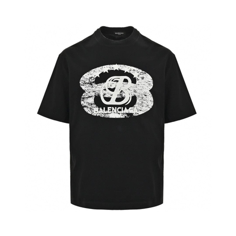 ÁO BALENCIAGA T SHIRT MÀU ĐEN UNISEX
