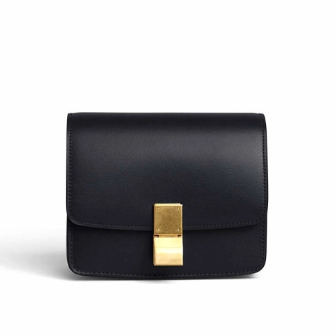 TÚI Celine Women Small Classic Bag in Box Calfskin Leather-Black