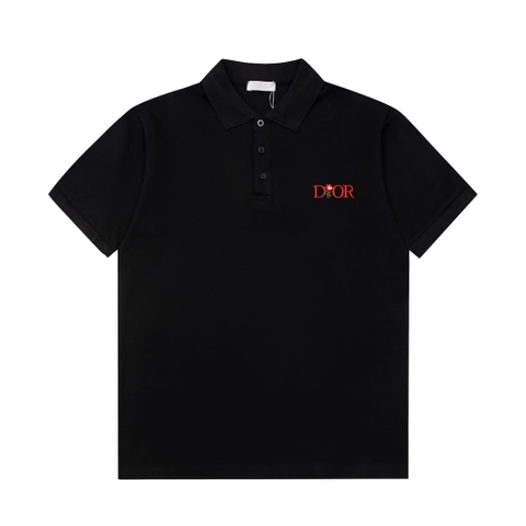 ÁO DIOR POLO SHIRT MÀU ĐEN UNISEX