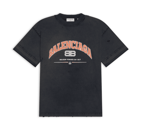 ÁO BALENCIAGA T SHIRT MÀU ĐEN UNISEX