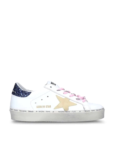 GIÀY GOLDEN GOOSE Women’s Hi Star 10671 leather low-top trainers