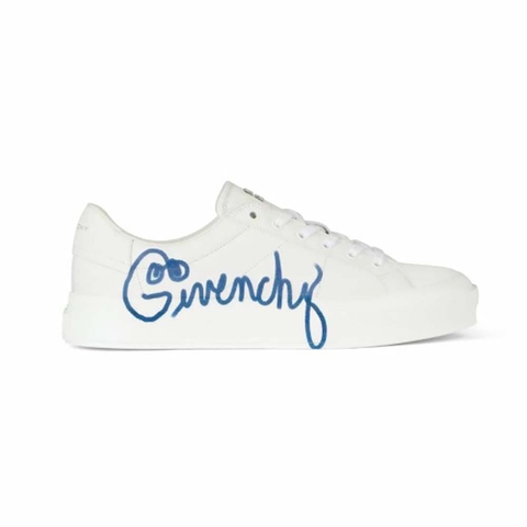 GIÀY GIVENVHY Sneakers City Sport in GIVENCHY Print Leather-White