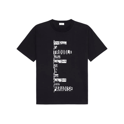 ÁO CELINE T SHIRT MÀU ĐEN UNISEX