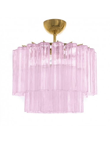 ĐÈN CHÙM Glass Pink Polar Star