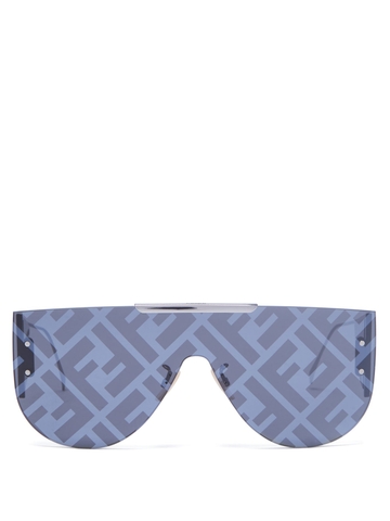 FENDI FF aviator metal sunglasses
