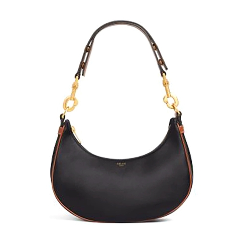 TÚI Celine Women Medium Strap Ava Bag in Smooth Calfskin-Black