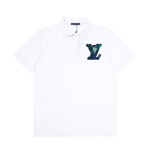 ÁO LOUIS VUITTON POLO SHIRT MÀU TRẮNG UNISEX