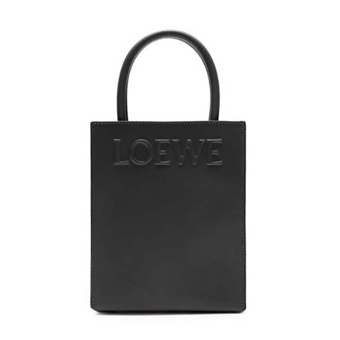 TÚI LOEWE Tote Standard A5 bằng da bê màu đen