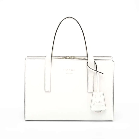 TÚI Prada Women Re-Edition 1995 Brushed-Leather Mini Handbag-White