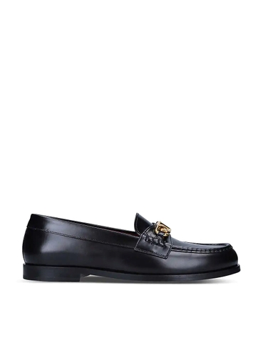 GIÀY VALENTINO GARAVANI Chainlord logo-chain leather loafers