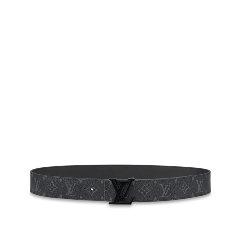 DÂY LƯNG LOUIS VUITTON LV INITIALES 40MM MATTE BLACK 2023