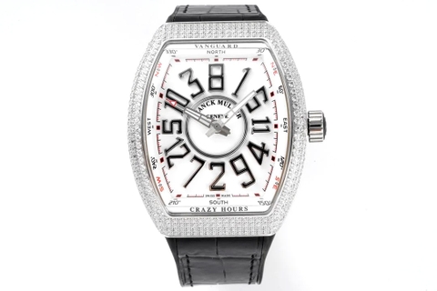 ĐỒNG HỒ FRANCK MULLER FULL DIAMOND Vanguard V45 Crazy Hours
