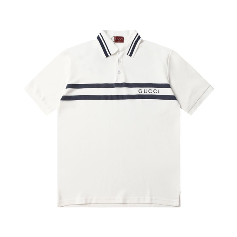 ÁO GUCCI POLO SHIRT MÀU TRẮNG UNISEX