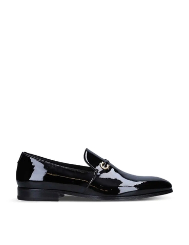 GIÀY SALVATORE FERRAGAMO Lyon Gancini-bit patent loafers