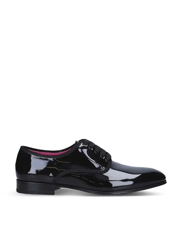 GIÀY SALVATORE FERRAGAMO Magic lace-up leather Derby shoes