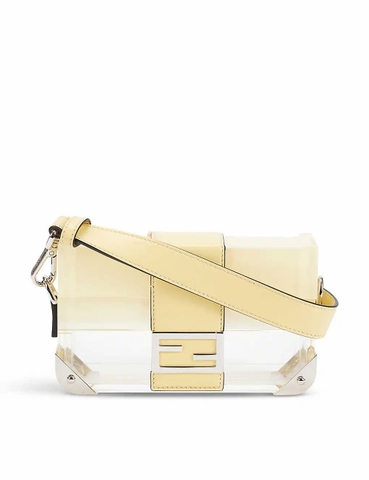 TÚI FENDI Two-tone acrylic and leather cross-body bag