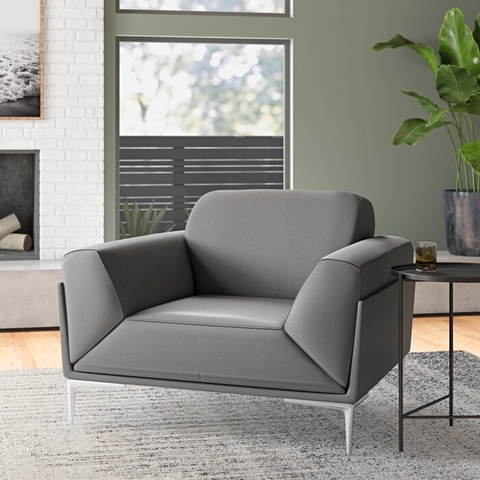 SOFA RELAX ĐƠN DA NHẬP KHẨU CAO CẤP Chloe Club Chair