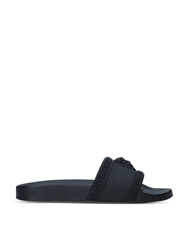 DÉP VERSACE Medusa logo-embossed rubber sliders