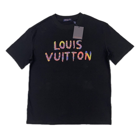 ÁO LOUIS VUITTON T SHIRT MÀU ĐEN UNISEX