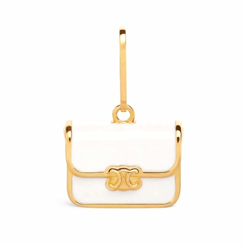 DÂY Celine Women Separables Triomphe Bag Pendant in Brass with Gold Finish