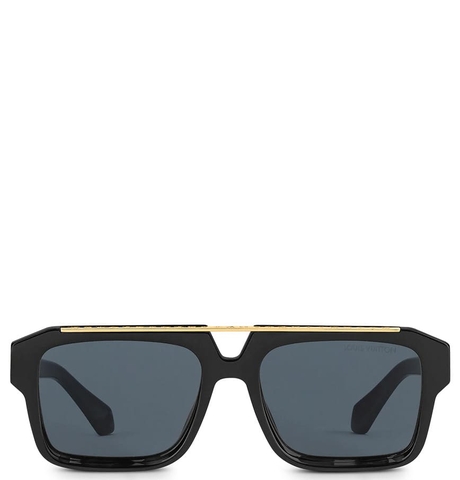 Kính Nam Louis Vuitton Mascot Pilot Square 'Black'